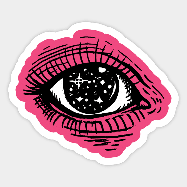 Minds Eye Sticker by Luke Gray